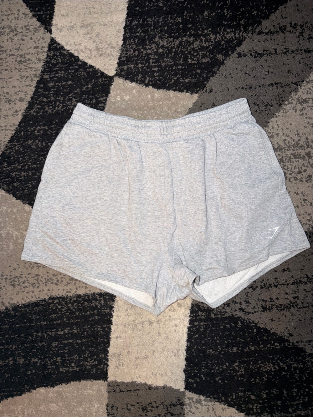 Gymshark Light Gray Women's Athletic Fleece Shorts